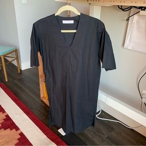 Everlane black cotton dress